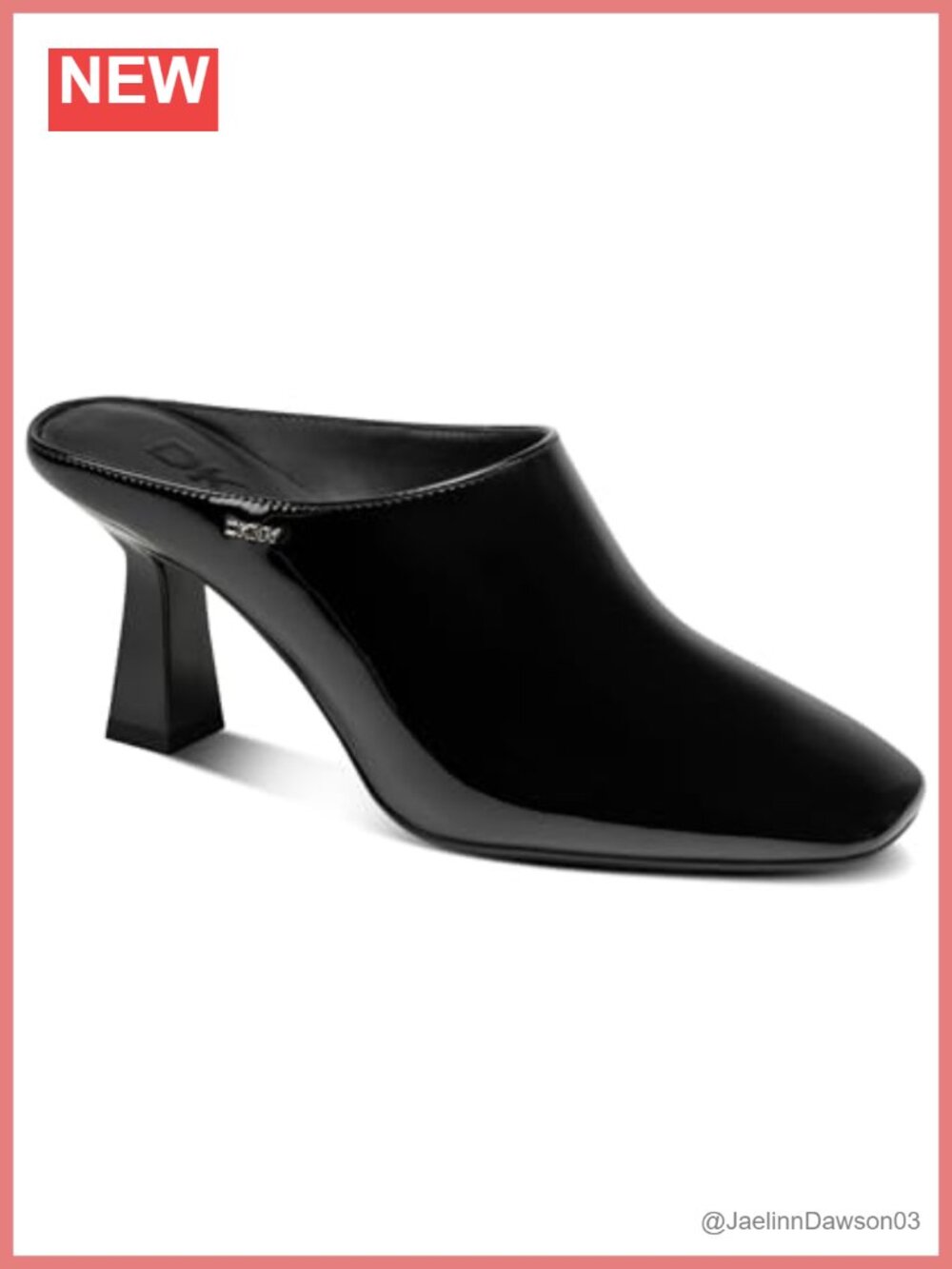 DKNY Ameylia Mule Pump Kitten Heel Women's Comfortable Low Top Slip-On